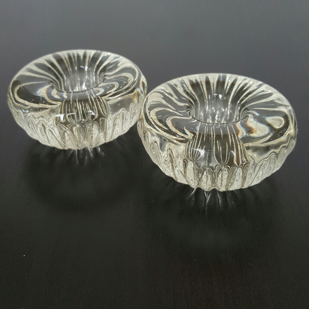 Create hygge with these MCM Finnish Iittala Votive Candleholders